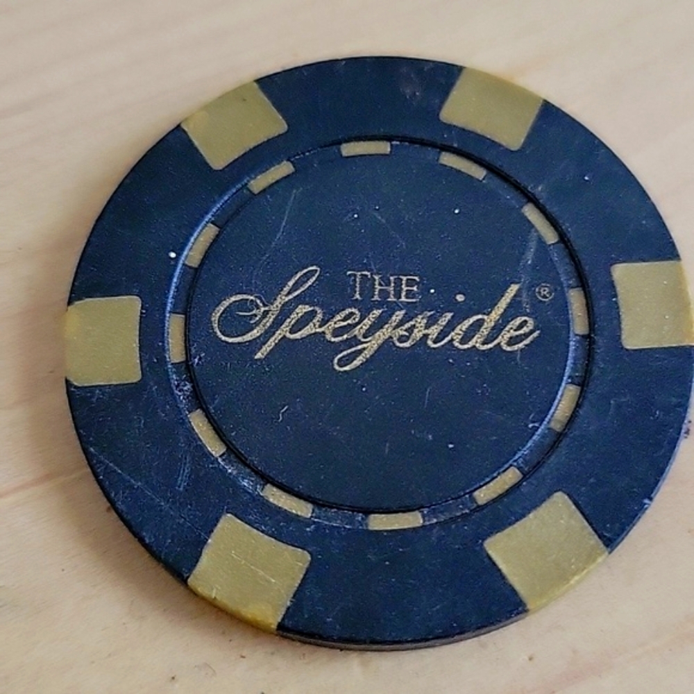 The Speyside Distillery Scotland Casino Chip